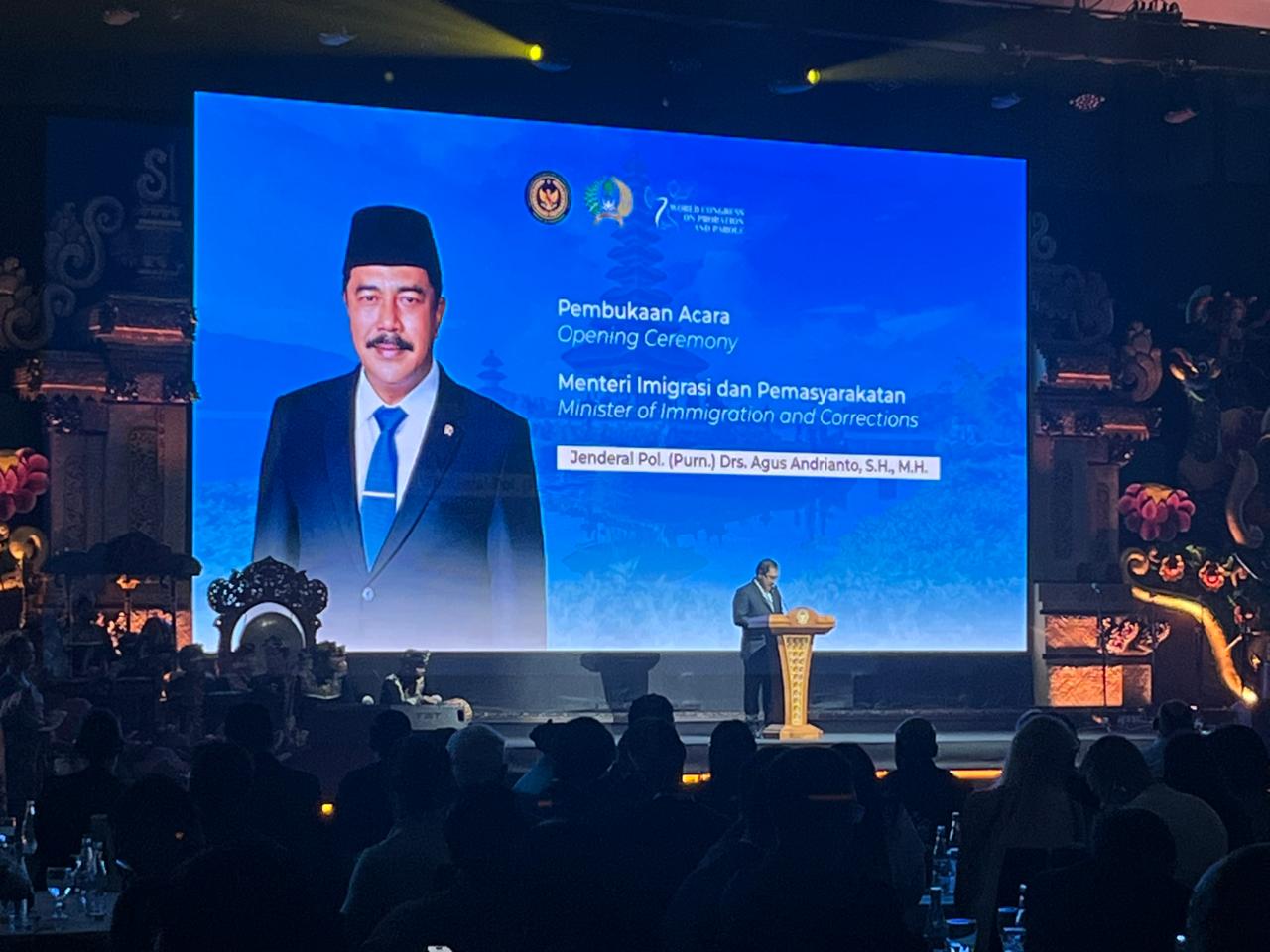 Kakanwil Ditjenpas Sumsel Erwedi Supriyatno Ikuti Pembukaan WCPP 2026 di Bali, Indonesia Jadi Tuan Rumah Kongres Dunia