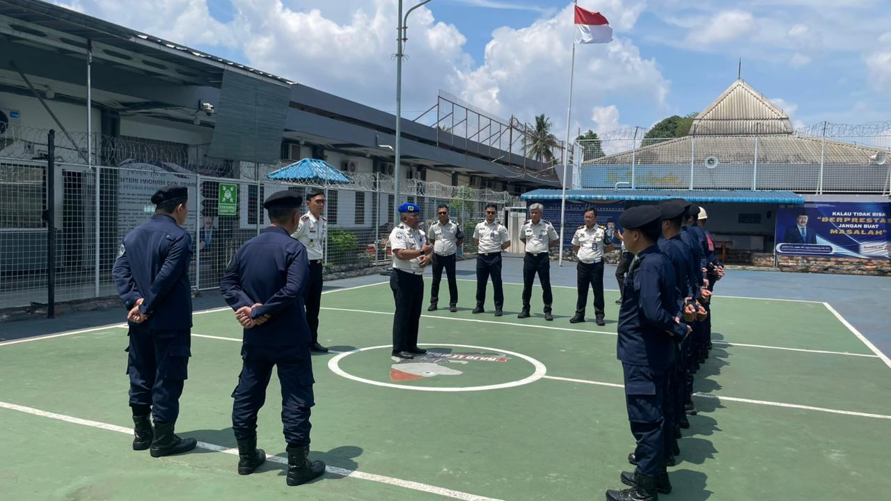 Penguatan Keamanan dan Pembinaan, Kanwil Ditjenpas Sumsel Berikan Arahan di Rutan Kelas I Palembang