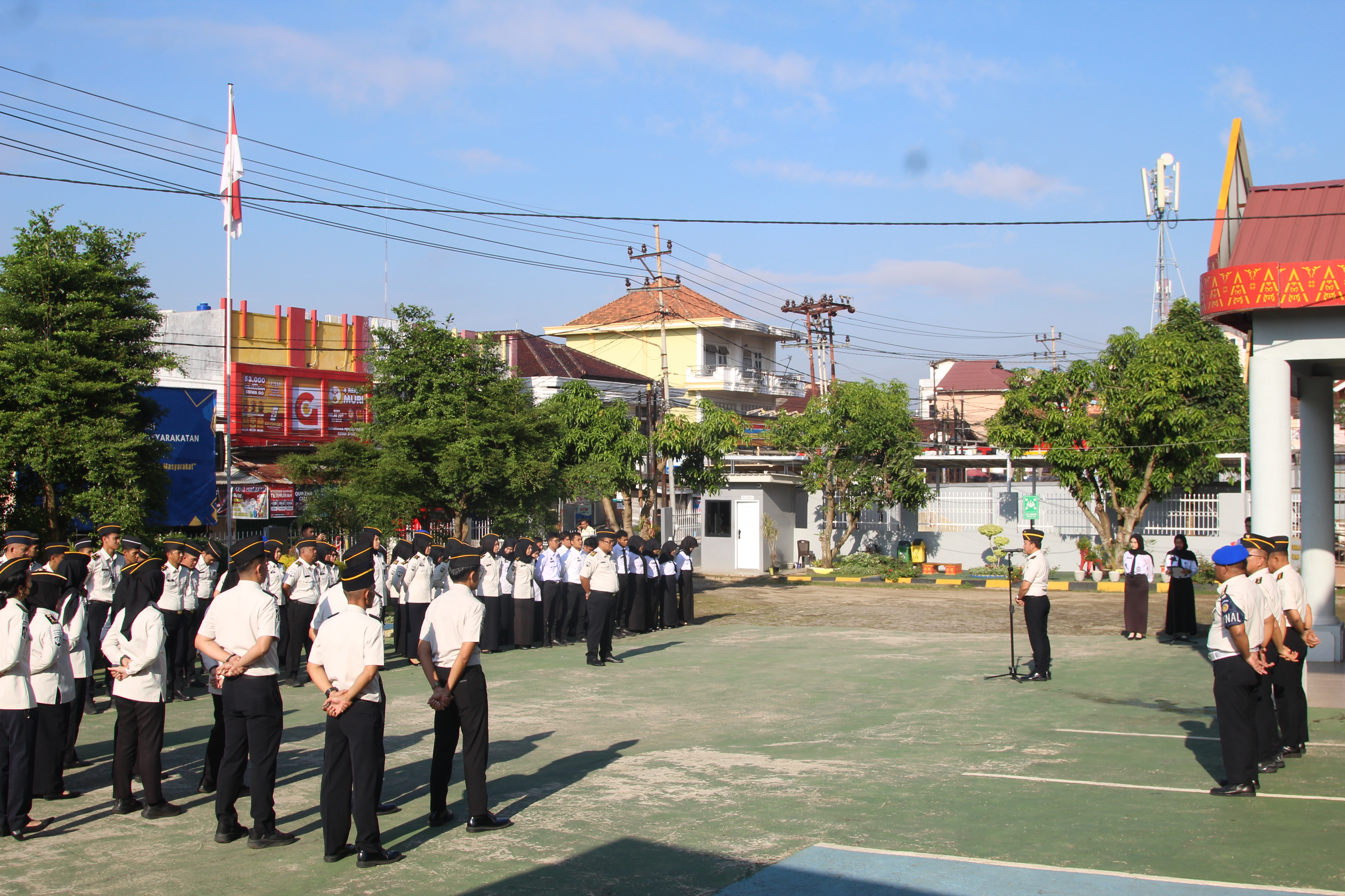 Kanwil Ditjenpas Sumsel Gelar Apel Pagi Bersama, Perkuat Sinergi Sambut HBP ke-62