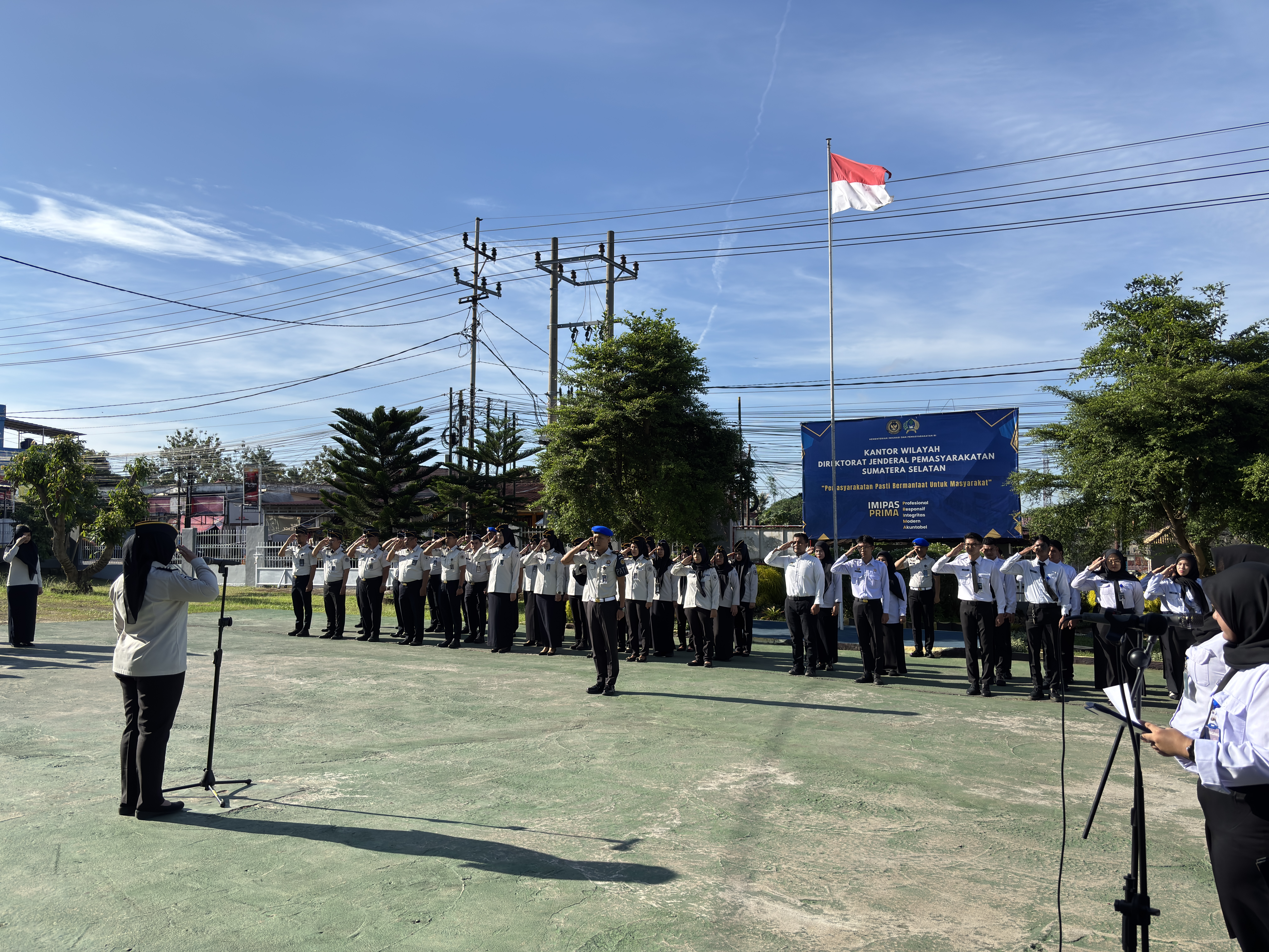 Disiplin Pegawai Ditingkatkan, Satops Patnal Kanwil Ditjenpas Sumsel Lakukan Pemeriksaan Atribut