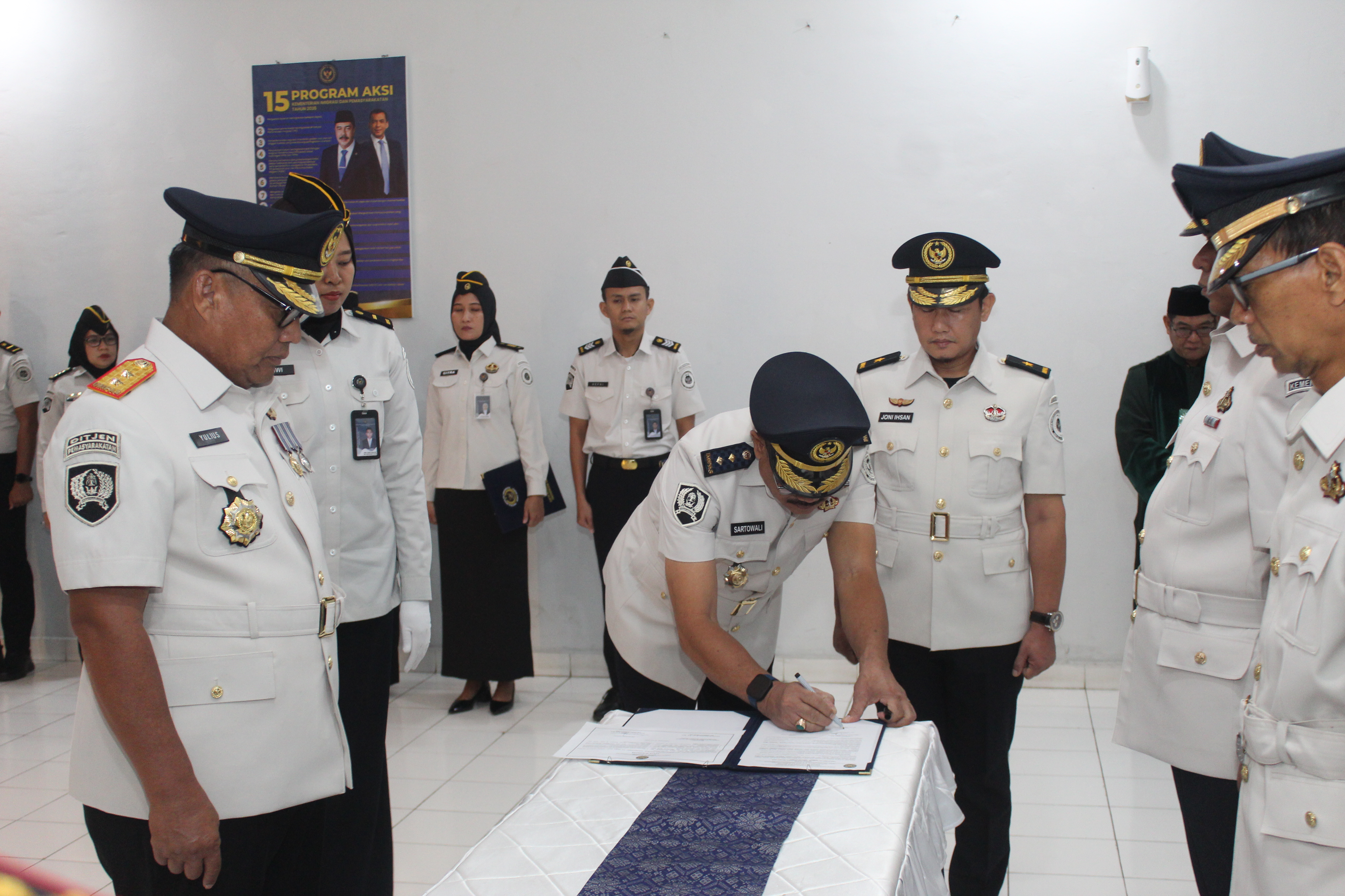 Kakanwil Ditjenpas Sumsel Lantik Enam Pejabat, Tegaskan Komitmen Penguatan Profesionalisme dan Integritas