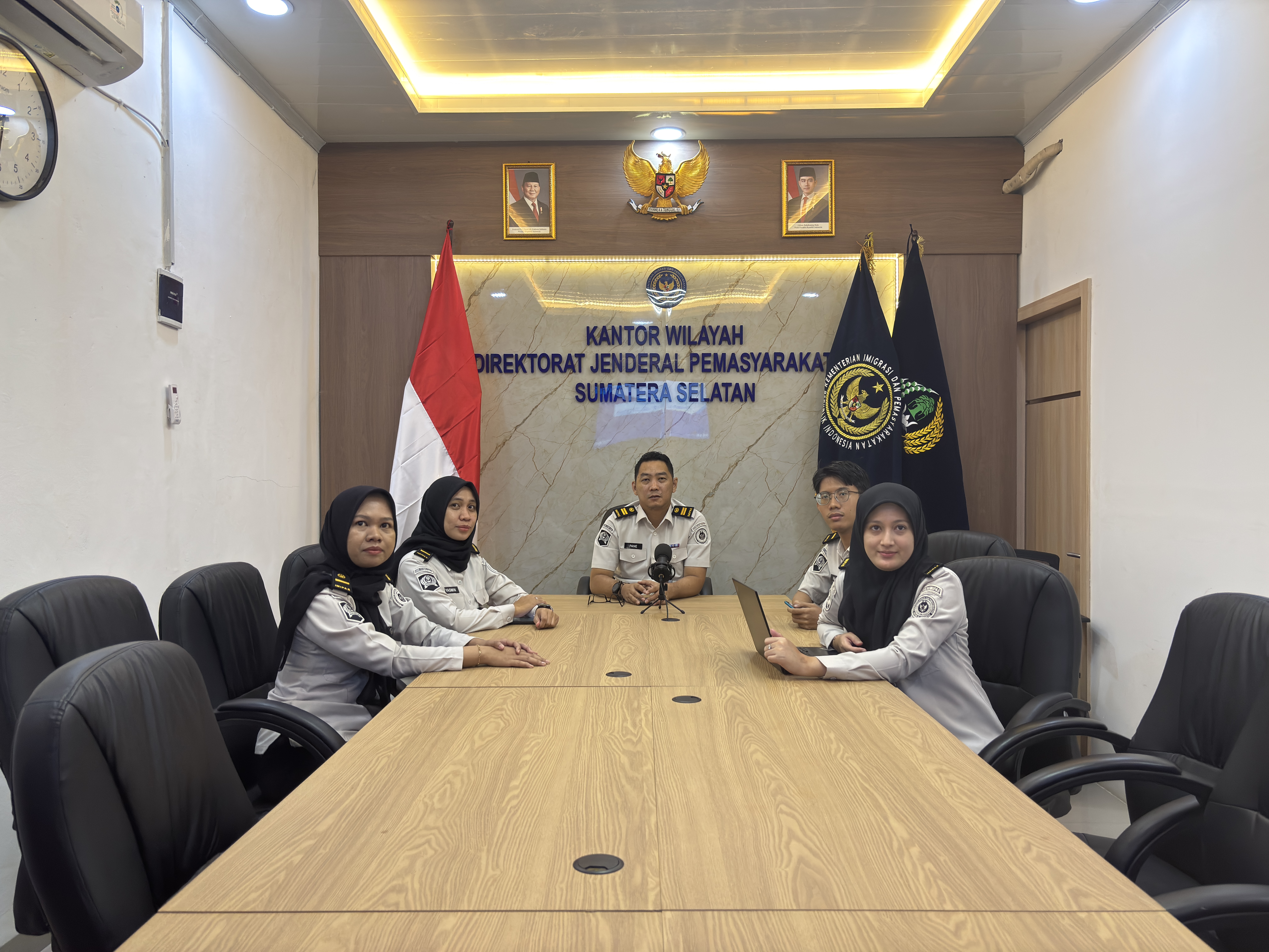 Tim Perencanaan dan RB Kanwil Ditjenpas Sumsel Ikuti Kick Off Meeting Evaluasi SAKIP dan Zona Integritas Tahun 2026