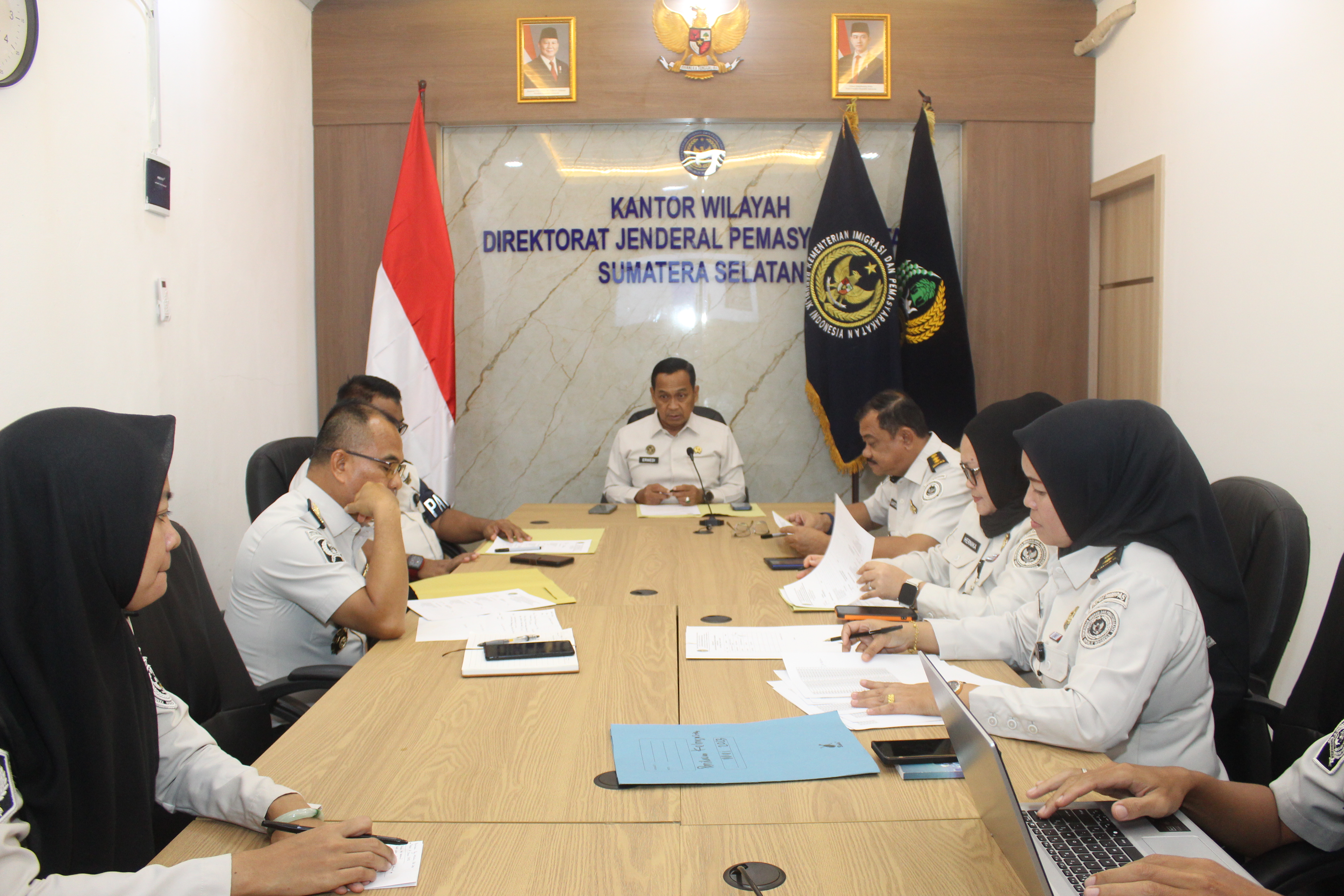 Kanwil Ditjenpas Sumsel Gelar Rapat Penilaian Kinerja Pegawai Teladan Periode Mei 2026