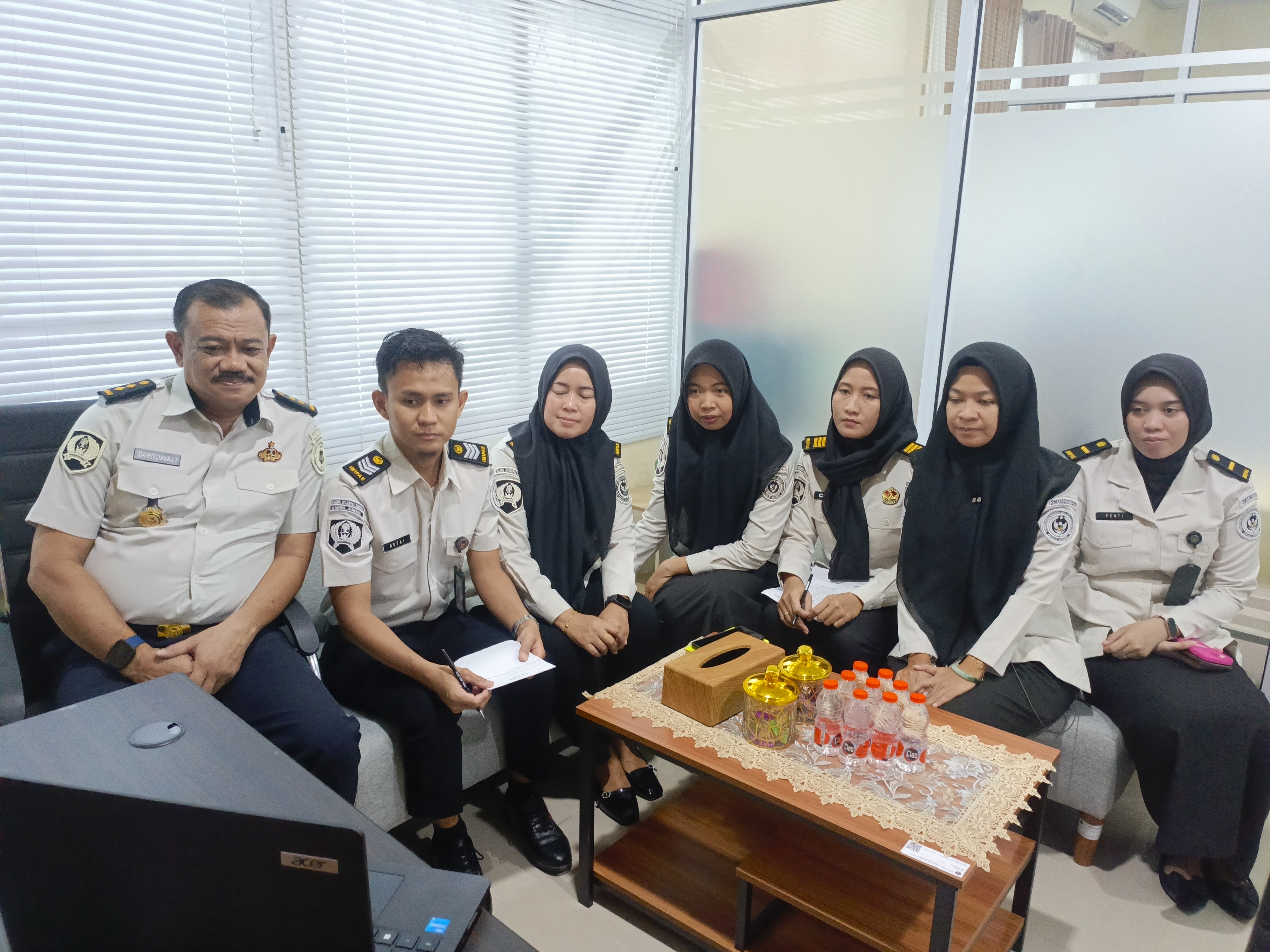 Kanwil Ditjenpas Sumsel Ikuti Sosialisasi Pembuatan SK Pengangkatan CPNS Menjadi PNS Melalui SIASN-Instansi
