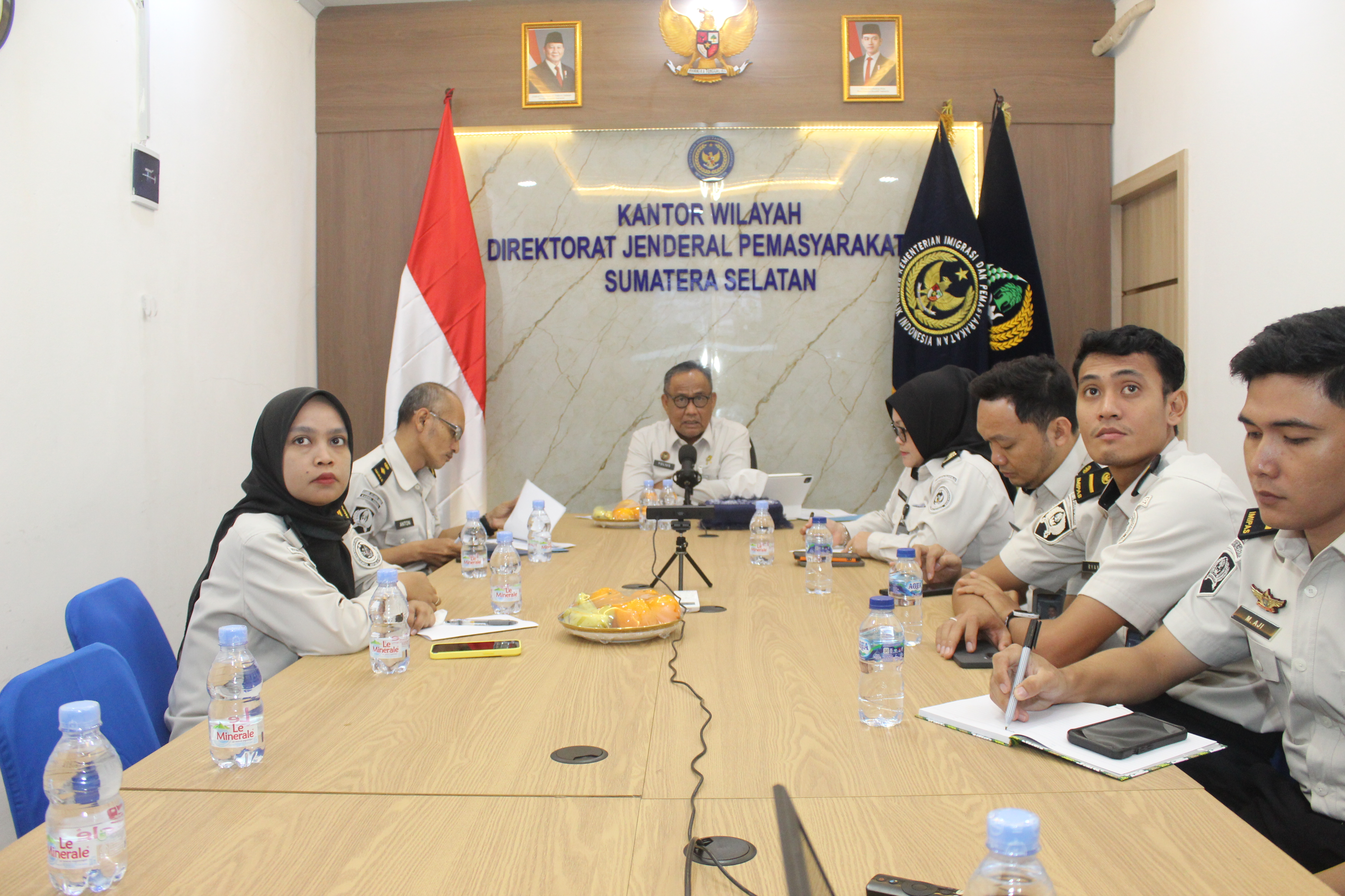 Amnesti dan Persidangan Elektronik Jadi Fokus, Kakanwil Ditjenpas Sumsel Berikan Penguatan kepada UPT
