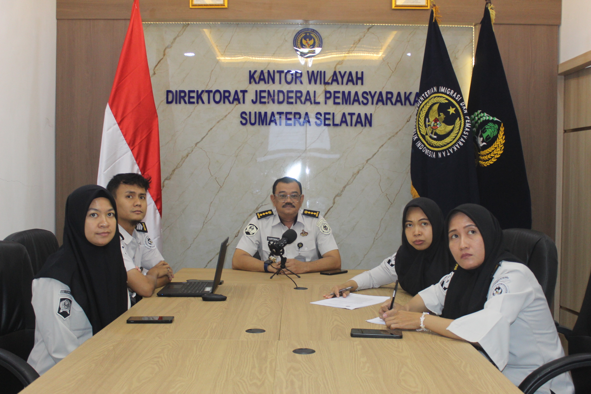 Kanwil Ditjenpas Sumsel Ikuti Sosialisasi Ujian Dinas dan UPKP 2026
