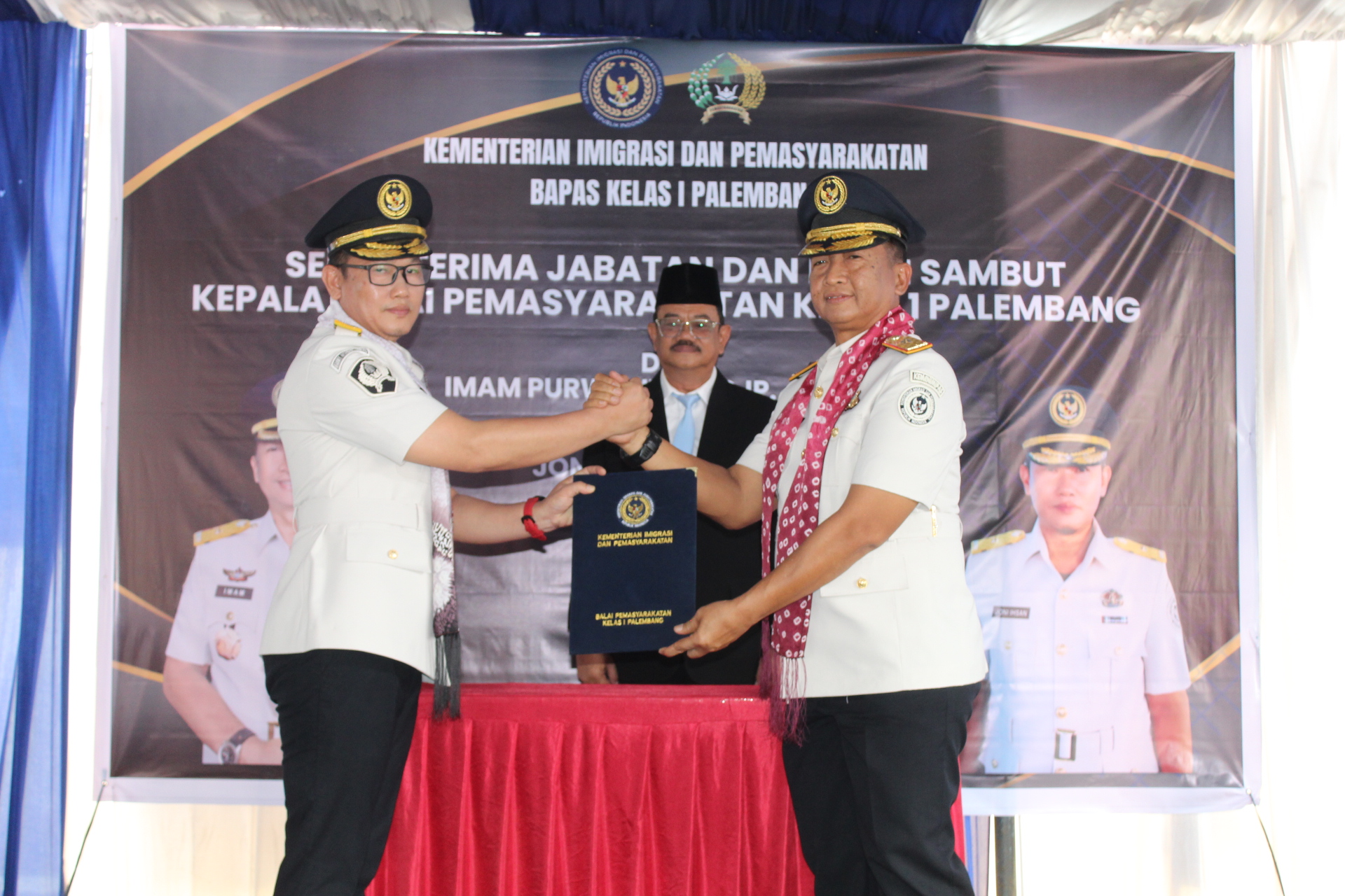 Sartowali Pimpin Sertijab dan Pisah Sambut Kepala Bapas Kelas I Palembang