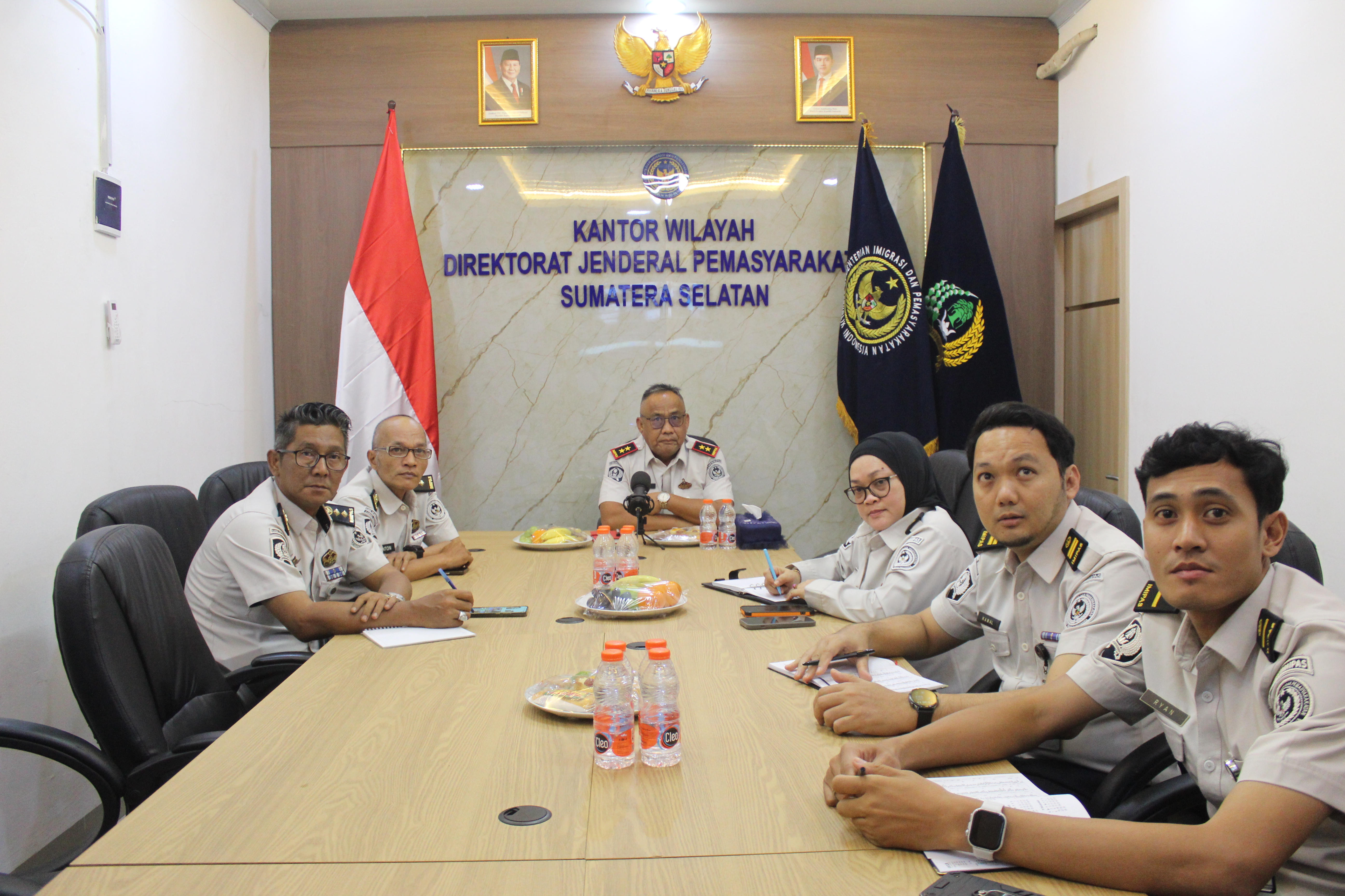 Percepat Program Rehabilitasi dan Reedukasi, Kanwil Ditjenpas Sumsel Ikuti Penguatan Asesmen Calon Peserta