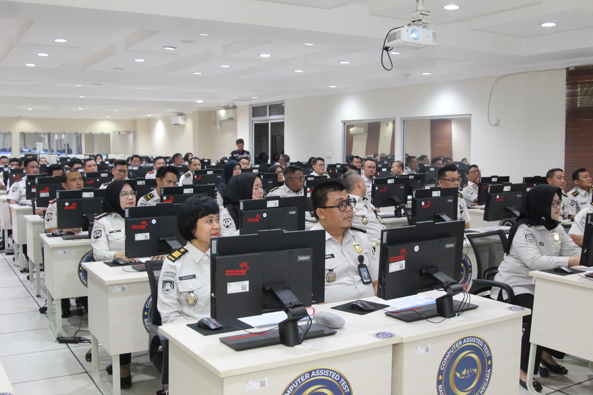 57 Pegawai Kanwil Ditjenpas Sumsel Ikuti Uji Kompetensi Profiling ASN Tahap 2
