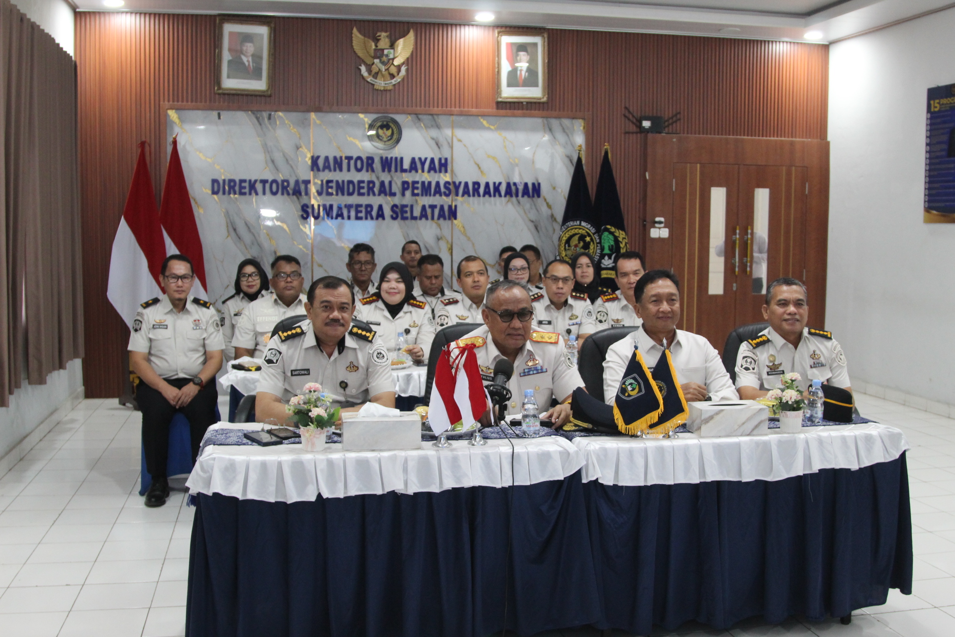 Kanwil Ditjenpas Sumsel Ikuti Kick Off Hari Bakti Kemenimipas ke-2 Tahun 2026, Teguhkan Komitmen Pelayanan dan Pembinaan