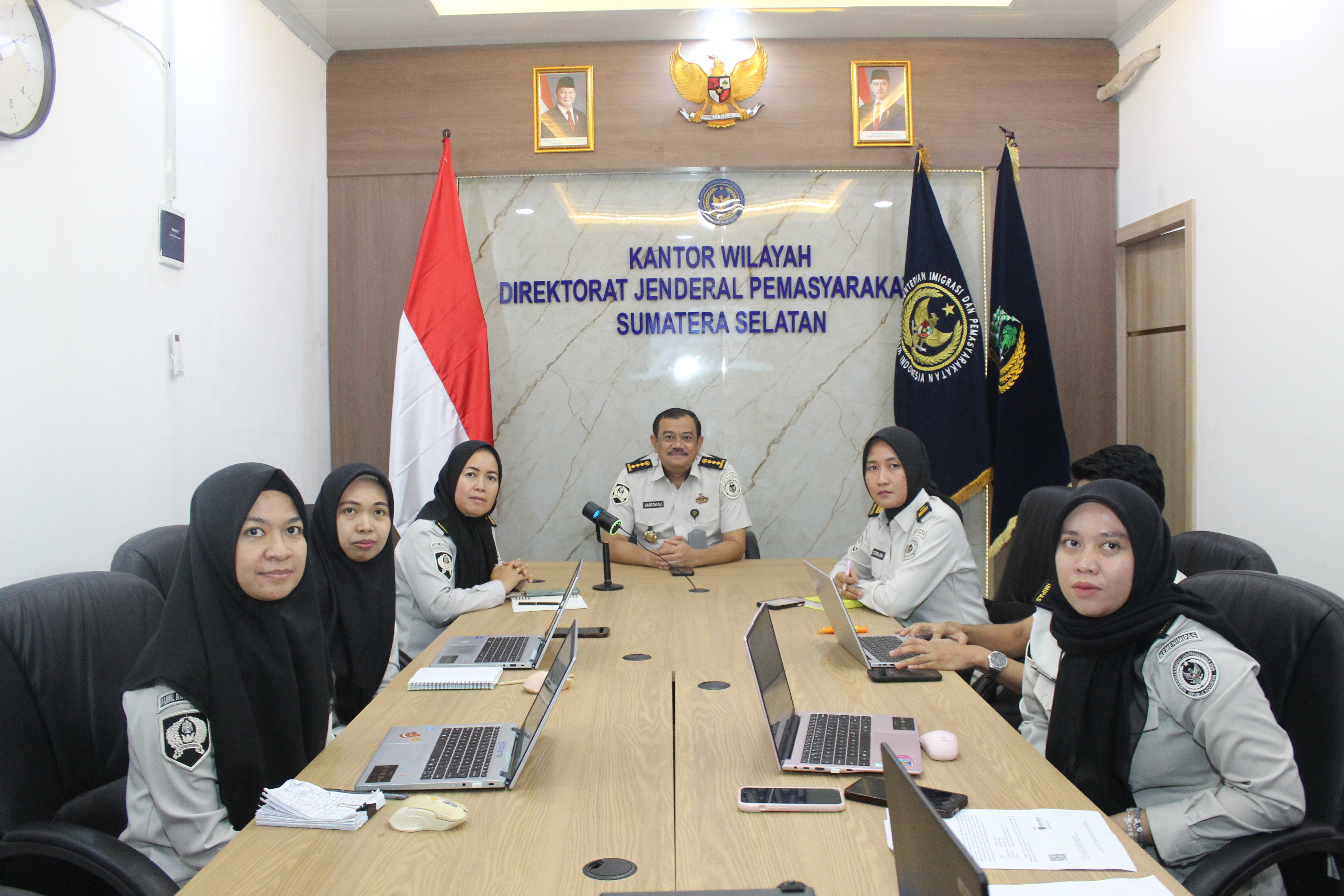 Kanwil Ditjenpas Sumsel Matangkan Persiapan Pelaksanaan CAT Ujian Penyesuaian Kenaikan Pangkat dan Ujian Dinas 2026