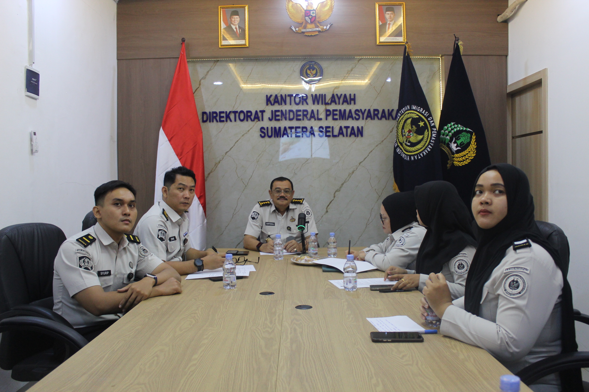Jelang Kunjungan Reses Komisi XIII DPR RI, Kanwil Ditjenpas Sumsel Perkuat Koordinasi