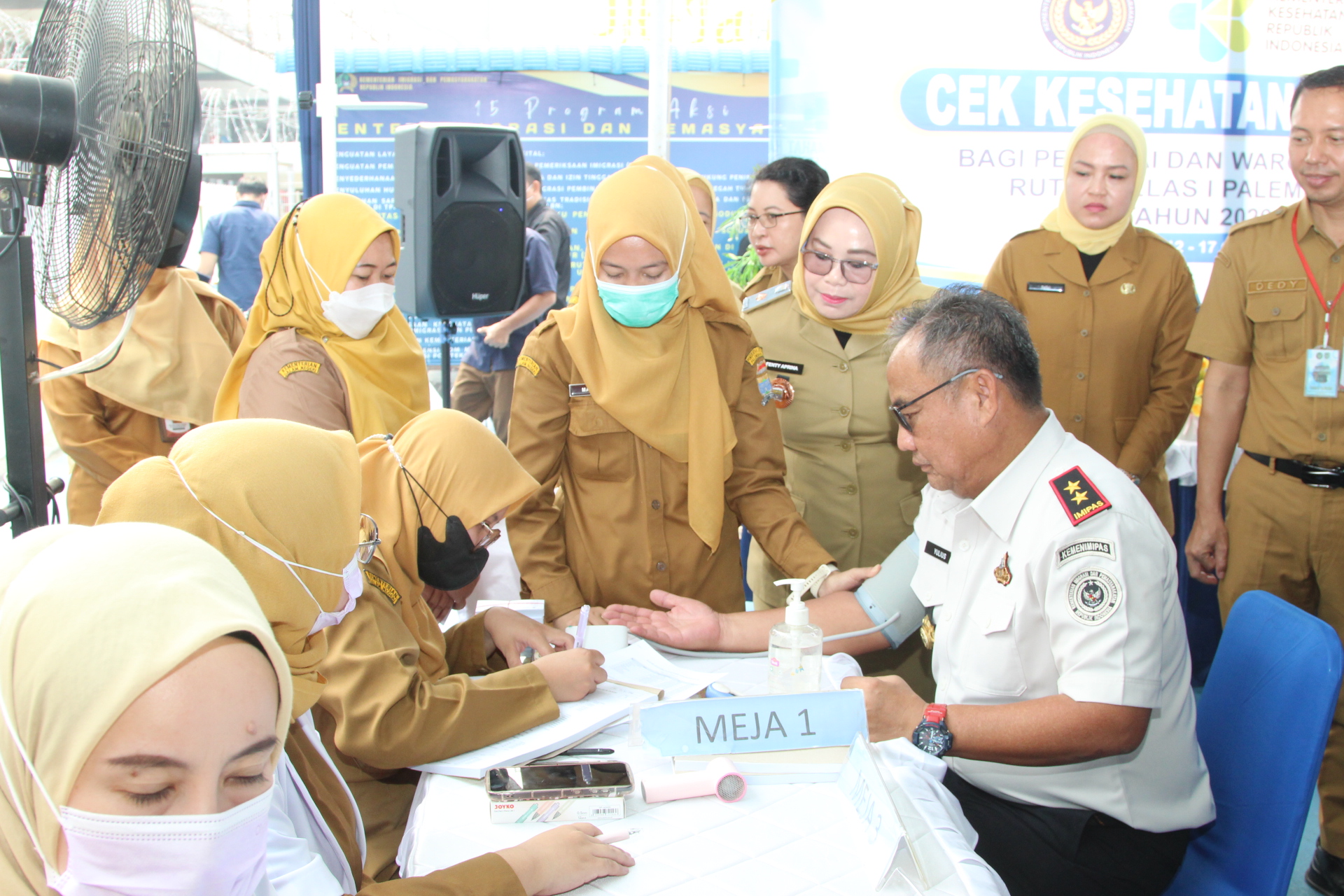 Kakanwil Ditjenpas Sumsel Buka Kegiatan CKG dan Skrining TB, Perkuat Layanan Kesehatan Pegawai dan Warga Binaan