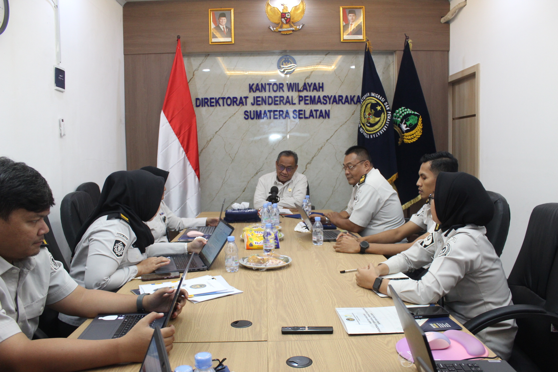 Exit Meeting Audit BMN Itjen Kemenimipas, Kakanwil Sumsel Tekankan Akuntabilitas Aset Negara